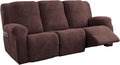 5-Piece Recliner Sofa Covers, Stretch Geometric Strokes Jacquard Recliner Sofa by Unknown