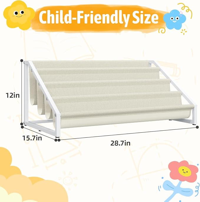 Aokitsink Toddler Bookshelf, Montessori Bookshelf, Bookshelves - Image 2