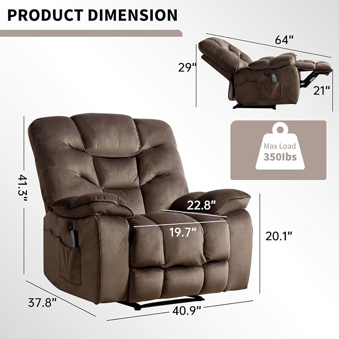 HAOMARKETS Power Recliner Chair - Image 2