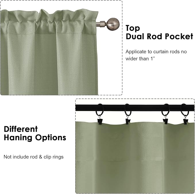 OWENIE Bob 1 PCS Green Valances - Image 7
