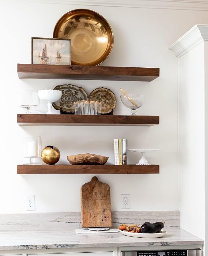 LEOPO 12-Pack 10 inch Floating Shelf Brackets, Hidden Shelf Bracket - Image 7