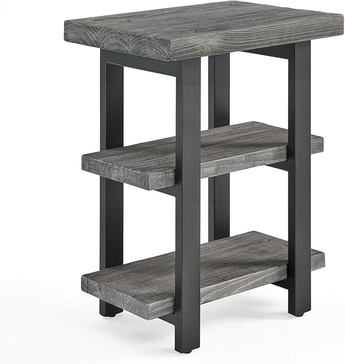 Alaterre Furniture Pomona Living Room 3-Tier Solid Wood End Table by AlaterreFurniture
