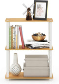 Furinno TURN-S-TUBE Storage Shelves, 3-Tier Book Shelf, Corner Shelf, Toolless by Furinno-FitsYourSpaceFitsYourBudget