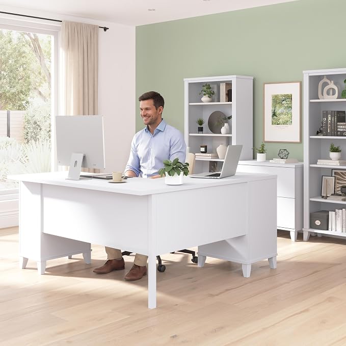 Bush Home 60-Inch L-Shaped Desk - Image 4