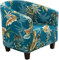 SearchI Club Chair Slipcover Stretch Barrel Chair Covers Printed Tub Chair by SearchI