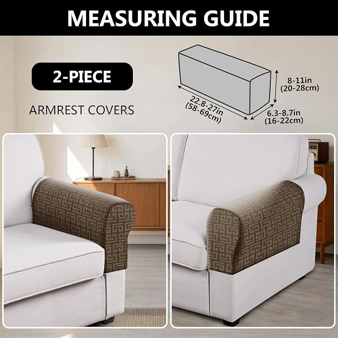 UNBBRRL Stretch Couch Armrest Covers - Image 2