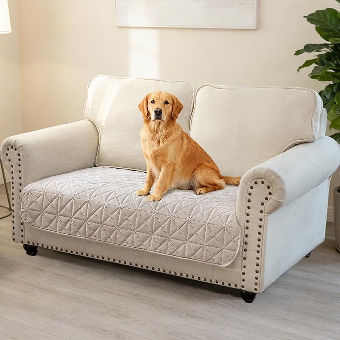 Ameritex Sofa Cover Waterproof for Seats Couch Cover for Dogs Pet Couch Cover - Image 5
