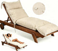 Outdoor Chaise Lounge Chair Cushion, Waterproof Non-Slip Patio Chaise Lounge by Bootuuisadedicatedservice