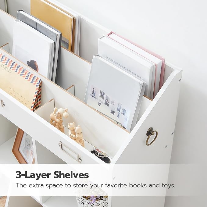 HOOBRO Kids Bookshelf, Toy Organizer and Storage, Bookshelf - Image 7