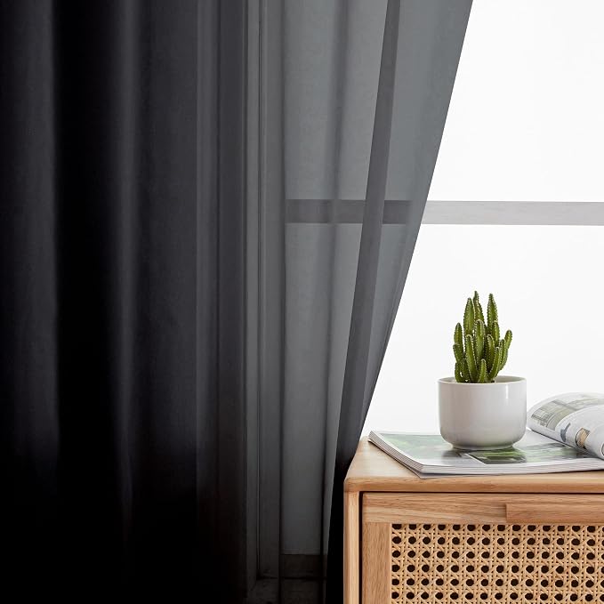 Aiyufeng Black Curtains - Image 3