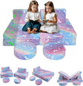 MeMoreCool Kids Modular Play Couch, 8-Piece Foam Toddler Couch Set by MeMoreCool