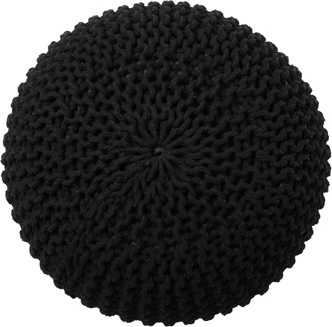 REDEARTH Round Pouf Foot Stool Ottoman - Image 6