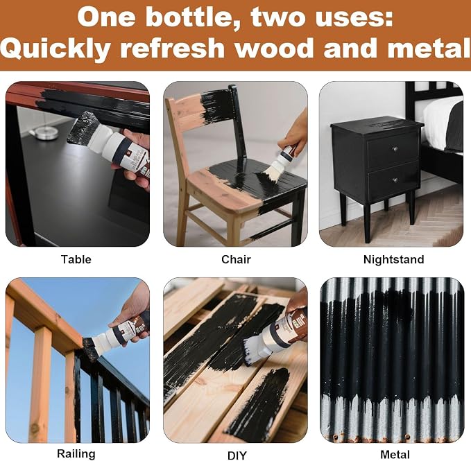 Black Paint, Touch-Up Paint for Furniture, No Sanding, Fast Drying, Water Based - Image 7