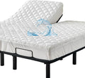 Quilted Waterproof Split Top California King Mattress Protector Pad by Kingnex