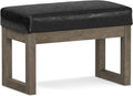 SIMPLIHOME Milltown Small Ottoman Bench by SimpliHome
