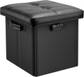 DocSafe Storage Ottoman with Lock, Fireproof Folding Ottoman Foot Rest Stool by DocSafe