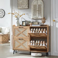 Barnyatoh Shoe Storage Cabinet, Boho Shoe Organizer by Barnyatoh