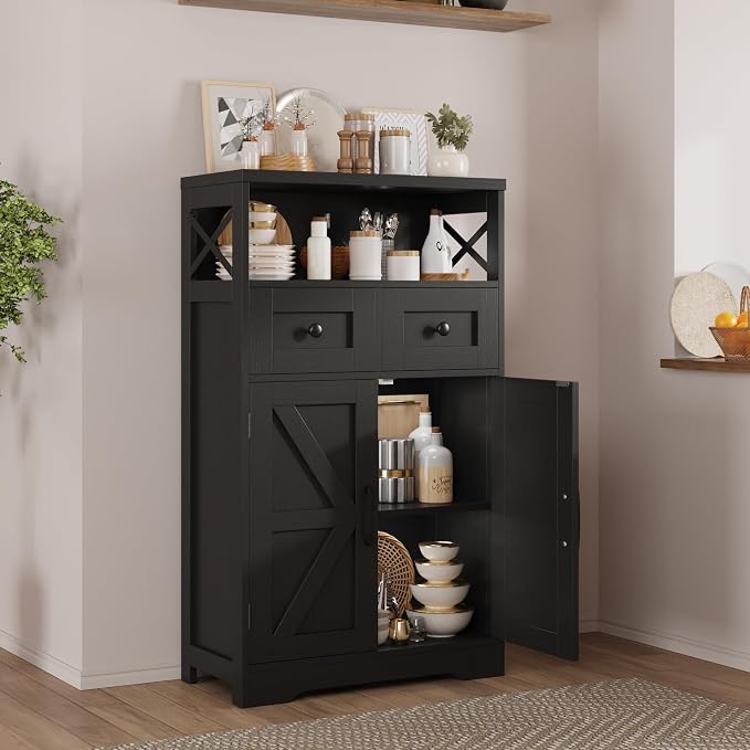 Befrases Set of 2 Black Storage Cabinet - Image 4