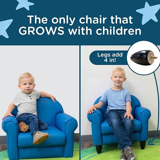 Children's Factory As We Grow Toddler Chair, Deep Water, Flexible Seating - Image 3