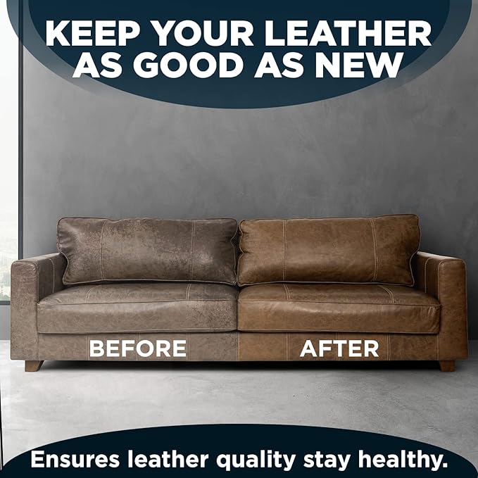 FORTIVO Leather Mink Oil, Color Restorer, Scratch Remover, Couch Paint and - Image 5