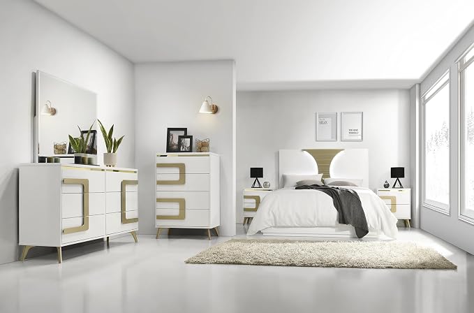 Kings Brand Furniture Claire 6-Piece King Size Bedroom Set by KingsBrandFurniture