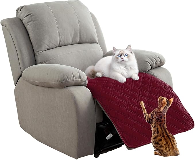 Genina Waterproof Recliner Chair Covers, Recliner Cover by Genina