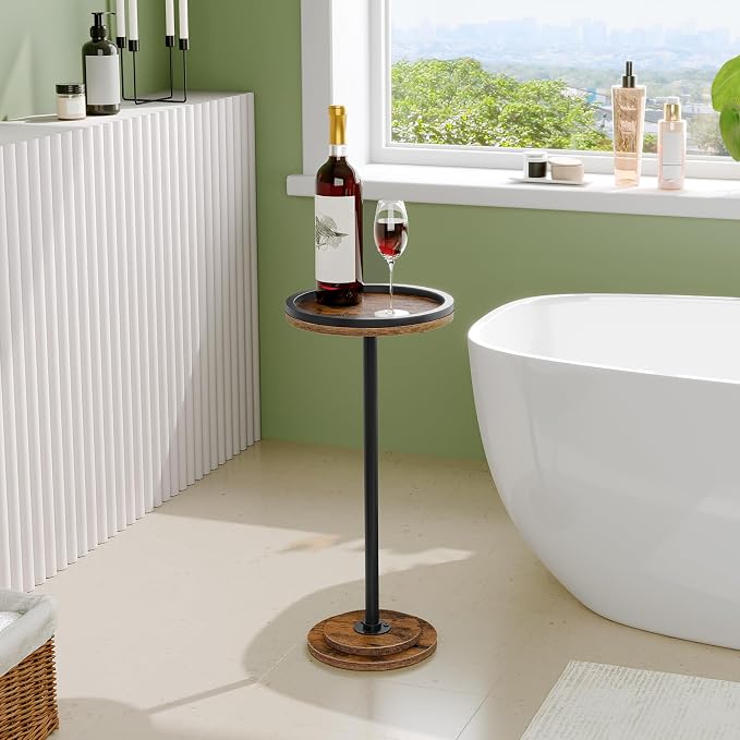 HOOBRO Small Round Side Tables, Drink Tables, Coffee Martini Tables - Image 9