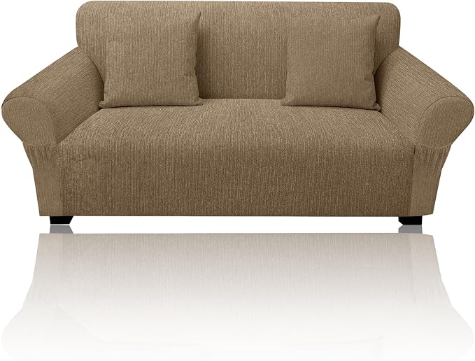 Loveseat Slipcover with 2 Pillow Cover by Jcones