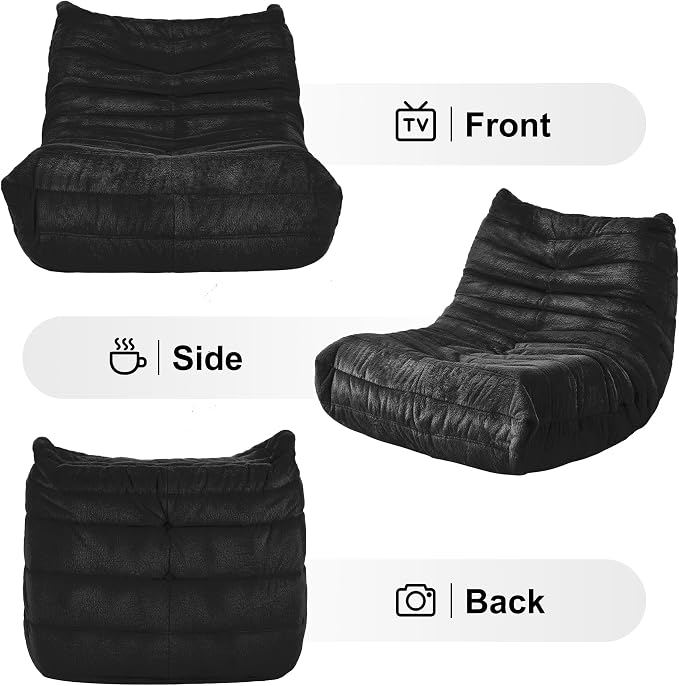 Bean Bag Chairs for Adults Giant Bean Bag Chair Memory Foam BeanBag Chair Bean - Image 8