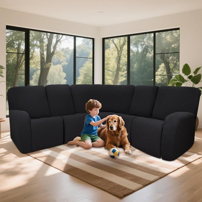 100% Waterproof Sectional Recliner Couch Covers - Image 2