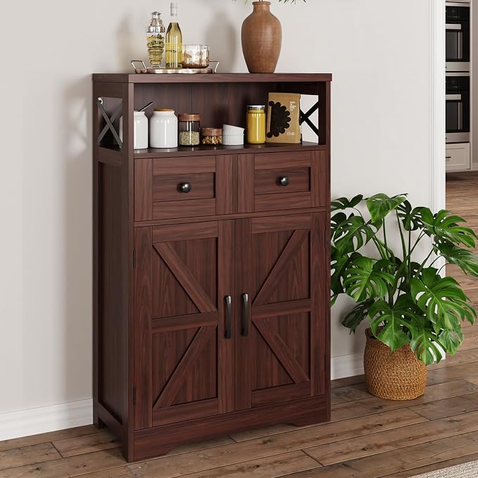 Dark Brown Storage Cabinet - Image 8