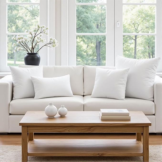MIULEE Throw Pillow Insert Premium Pillow Stuffer Sham Rectangle Form - Image 4