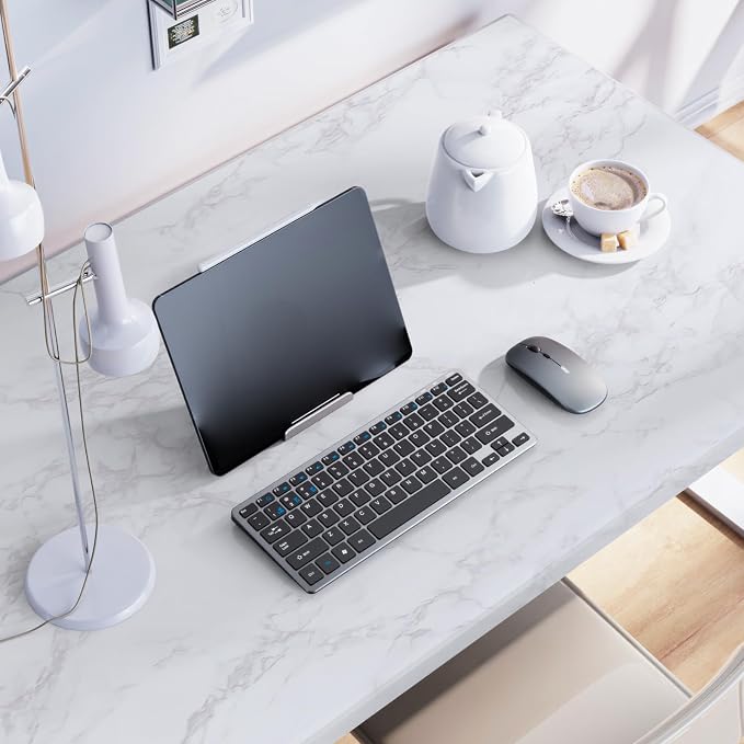 practicalWs White/Grey Marble Contact Paper 23.6" x 118", Marble Wallpaper Peel - Image 4