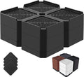 Bed Risers Heavy Duty, Adjustable Furniture Riser Blocks Lift 1.5, 4.3 inches by LiftLevelYourBed