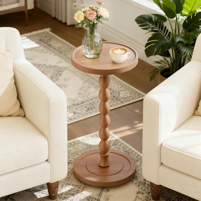 Small Side Table, Rubberwood‌ Drink Table - Image 2