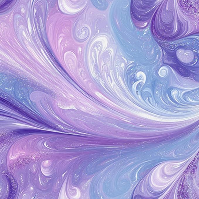HOMETITUTE Purple Blue Marble Swirl Pattern Wallpaper Peel and Stick Contact - Image 5