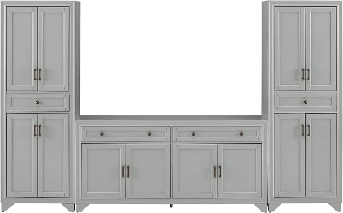 Crosley Furniture Tara 3-Piece Modern Farmhouse Sideboard Buffet Cabinet and - Image 4