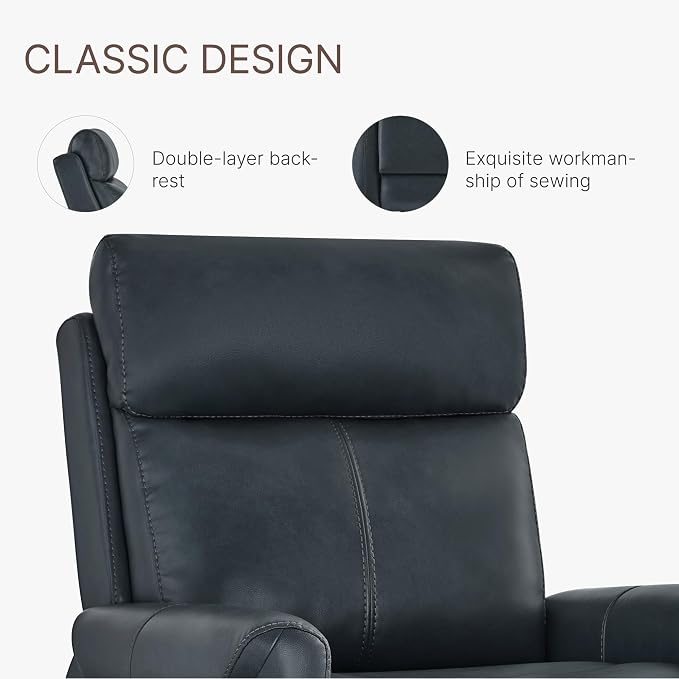 KISLOT Leather Recliner Chair for Adults Wall Hugger RV Recliner - Image 7