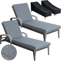 Patelai 2 Set Outdoor Chaise Lounge Cushions by Patelai