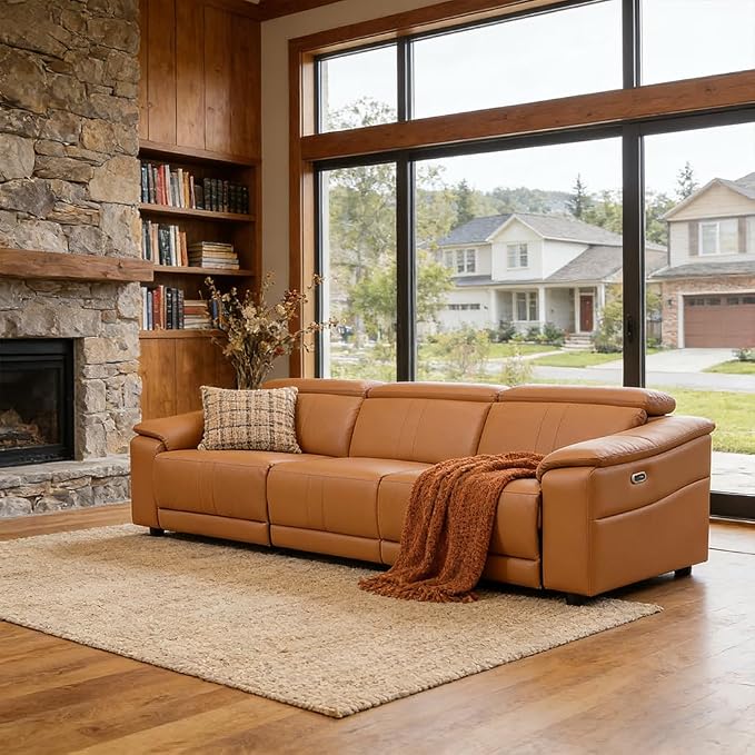 Power Recliner Sofa Set, Reclining Sectional Sofa Couch by PonlivingFurniture
