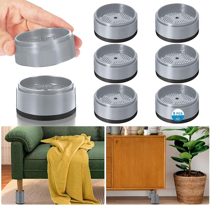 Bed Risers 1 inch, 2 inch, 3 inch, 4 inch Heavy Duty, Adjustable Furniture Riser - Image 7
