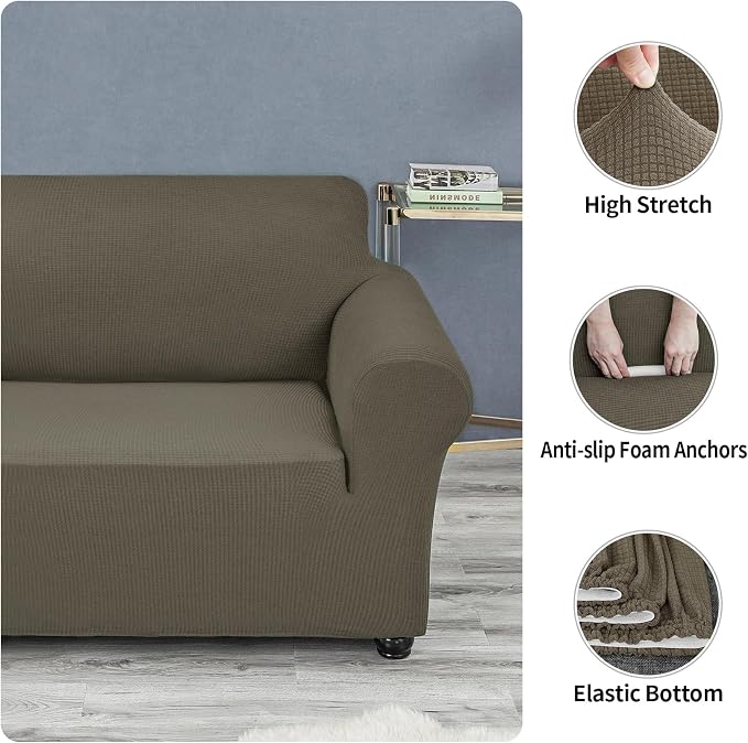 Joccun Stretch Loveseat Couch Cover Slipcover, 1-Piece Sofa Cover - Image 5