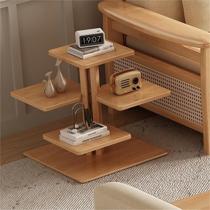 Scandinavian Solid Wood End Table - Image 2
