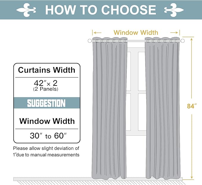 ChrisDowa White 100% Blackout Curtains - Image 7