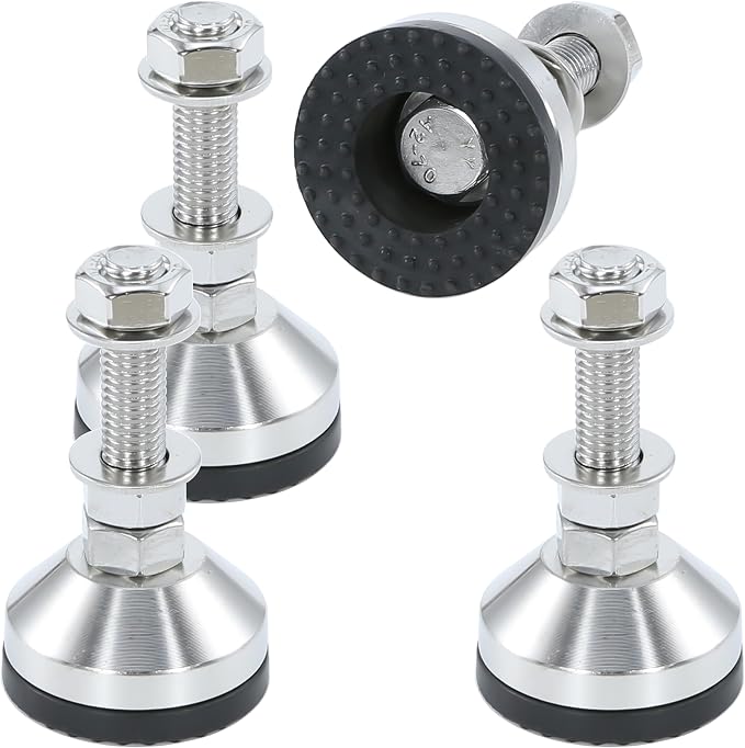 Heavy Duty 2000 lb Capacity Stainless Steel Adjustable Leveling Feet by TERMATH