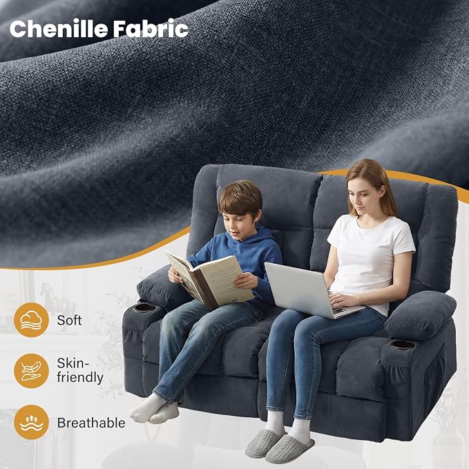 BOSMILLER Reclining Loveseat - Image 6