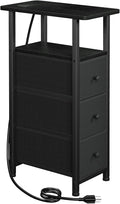 LOAKEKEL Narrow End Table Living Room by LOAKEKEL