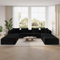 Novilla 141" Modular Sectional Sofa, Modern Cloud Sectional Couch by Novilla