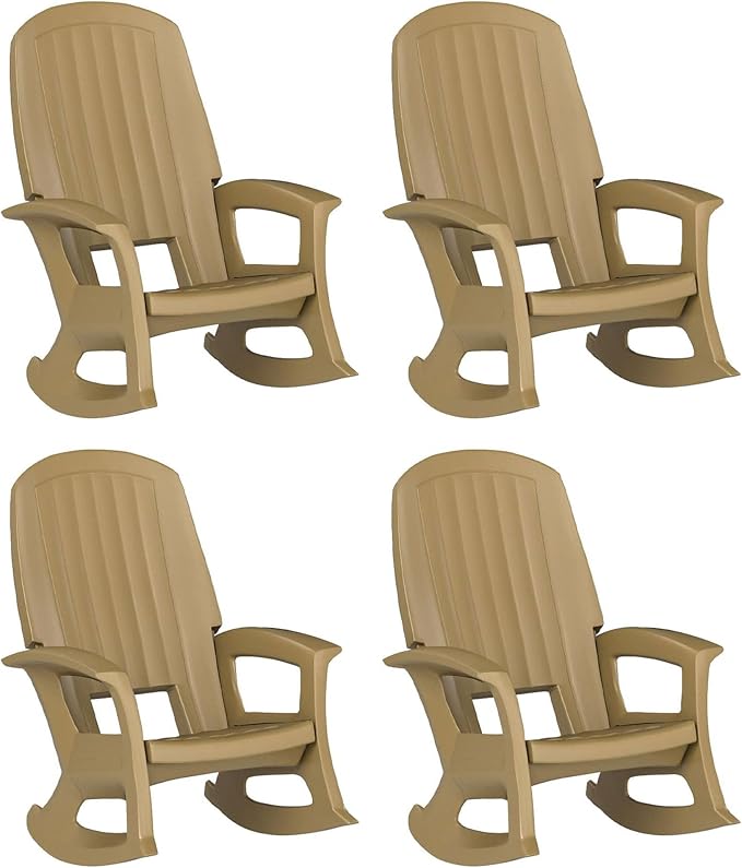 Semco Rockaway Heavy-Duty Outdoor Rocking Chair w/Low Maintenance All-Weather by Semco