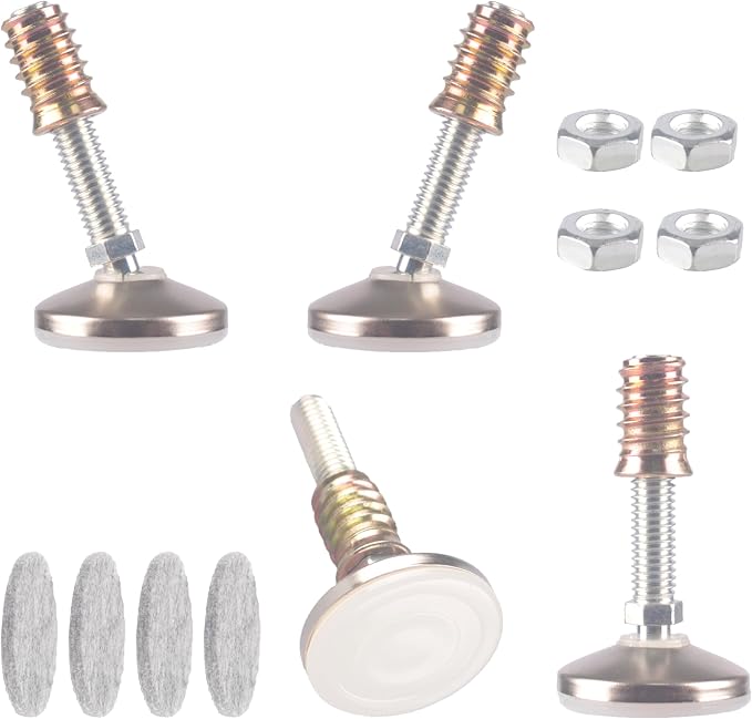 HUAYY Furniture Levelers Swivel Feet, Angle Height Adjustable, Heavy Duty by HUAYY